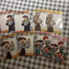 ファミマ×忍たま乱太郎 オリジナルクリアカード　全4種　✖️2