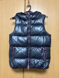 【美品】BEAMS HEART フード付きダウンベスト