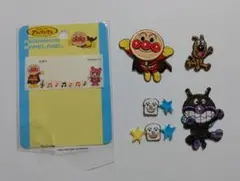アンパンマン　ワッペン　セット　名前ラベル　バイキンマン　チーズ　しょくぱんマン