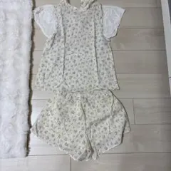 花柄フリル付きセットアップ　epine