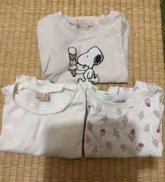 プティマイン　90サイズ　女の子　Tシャツ　3枚セット販売