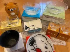 ローソン景品　お皿など　非売品　リラックマ　スヌーピーなど