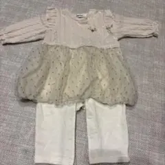 SLAP SLIP ベージュロンパース 80サイズ
