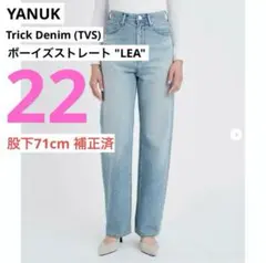 YANUK Trick Denim ボーイズストレート LEA 22 TVS