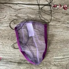【TandG】スーパー トランスペアレント Gストリング パープル フリーサイズ