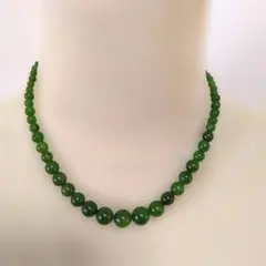 天然石　翡翠　ネックレス