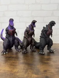 【ストア限定含む】ムービーモンスターシリーズ　シンゴジラ　ソフビ　3体セット