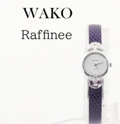 WAKO Raffinee クォーツ腕時計/パープル系/WHT/450079