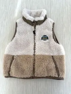 BREEZE フリースダウンベスト 90 男女兼用　キッズ　毛並みふわふわ