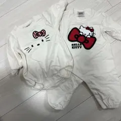 ハローキティ　ロンパース　２枚まとめ売り　リボン　キティちゃん