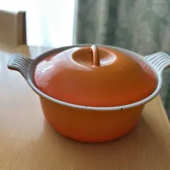 LE CREUSET ルクルーゼ ウィンザーポット 片手鍋 16cm オレンジ - メルカリ