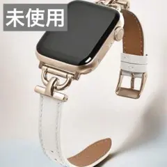 【未使用】Apple Watch SE 38、40、41mm✨白ベルト シンプル