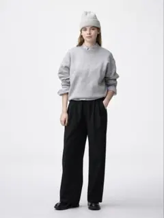 タックワイドパンツ　GU