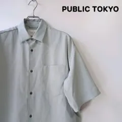 PUBLIC TOKYO　半袖シャツ　コンフォートリラックスシャツのサムネイル