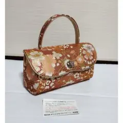美品　世美庵　和装　ハンドバッグ　花柄