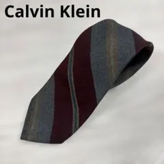 Calvin Klein カルバンクライン ストライプ柄 ネクタイ