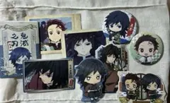 鬼滅の刃ー 缶バッジ ステッカー セット