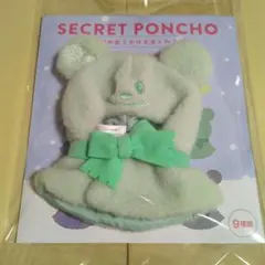 【緑】ディズニー シークレットポンチョ