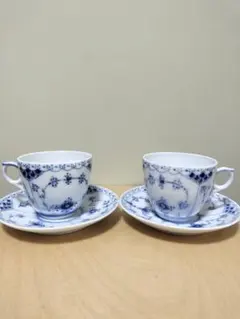ロイヤルコペンハーゲンコーヒーカップ＆ソーサー2客セット