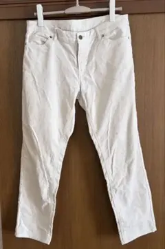 無印良品コーデュロイテーパードパンツ