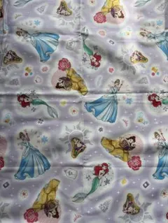 ディズニープリンセス 綿生地 薄紫色110✖️60