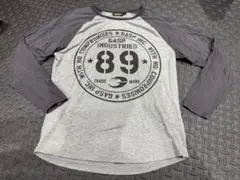 【美品】フィットネス／ラグランTシャツ／ロンT