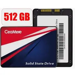 E066【新品SSD 512GB】CeaMere 2.5インチ 高速 p
