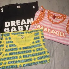 まとめて売り　女の子　レディース　baby doll ベビードール　3枚　XS