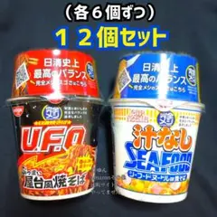 12個 日清 完全メシ 焼きそば ＵＦＯ 屋台風 汁なしシーフードヌードル味のサムネイル