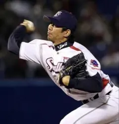 古田敦也 東京ヤクルトスワローズ マスク プロテクター 実使用 古田