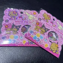 新品未開封　おはじきシールフレーク　日焼けキティ　サンリオ　2枚セット