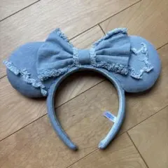 デニム風ミッキー耳カチューシャ