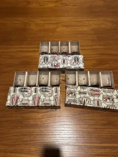 【ヴィンテージ食器‼️】花柄 グラスコップ 12個セット 昭和レトロ 紫色