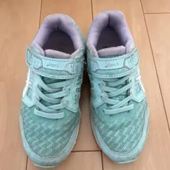 asics ミントグリーン スニーカー 19cm
