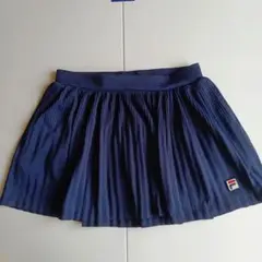 FILA ネイビープリーツスカート　M