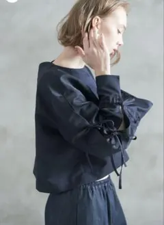 新品タグ付き liten Tie Sleeve Blouse ホワイト - メルカリ
