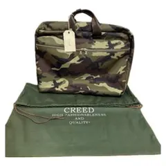 美品(CREED)迷彩 2wayビジネスバッグ 保存袋付き 日本製のサムネイル