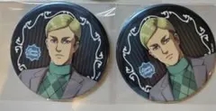 進撃の巨人　IKEPRI CANVAS　プリンスホテル　エルヴィン　缶バッジ　２