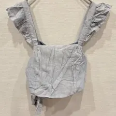 1点もの✨️【M】ビスチェ レディース トップス フリルショルダーストラップ