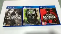 PS4版 モダン・ウォーフェア 3本