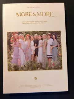 TWICE ミニアルバム MORE & MORE CD