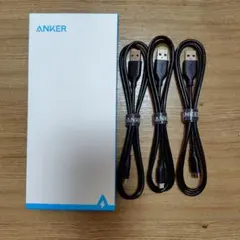 Anker PowerLine Micro USB 3本セット 0.9m