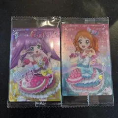 アイカツ✖️プリパラウエハースカード2枚セット