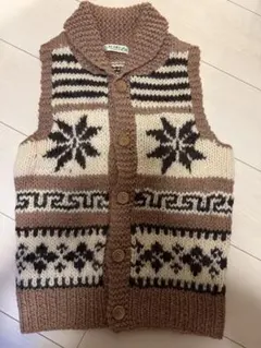 BEAMS HEART ニットベスト ノルディック柄のサムネイル