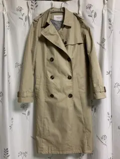 レディーストレンチコート　中キルティング