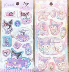 ライセンス品！クロミ フレーク入りウォーターシール2枚セット