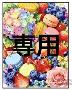 【専用】クロスステッチキット（花と果物とマカロン）