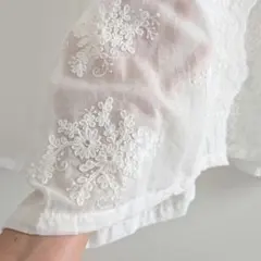リゼッタLISETTE 白レース刺繍ペチパンツ ロシェル - メルカリ