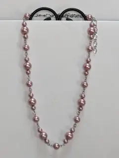 底値【ピンクパール】ネックレス