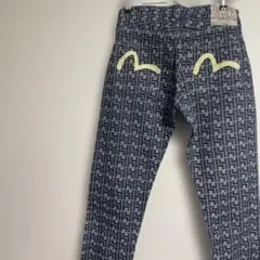 EVISU エヴィス LOT 5500 総柄 モノグラム デニム 日本製 34のサムネイル